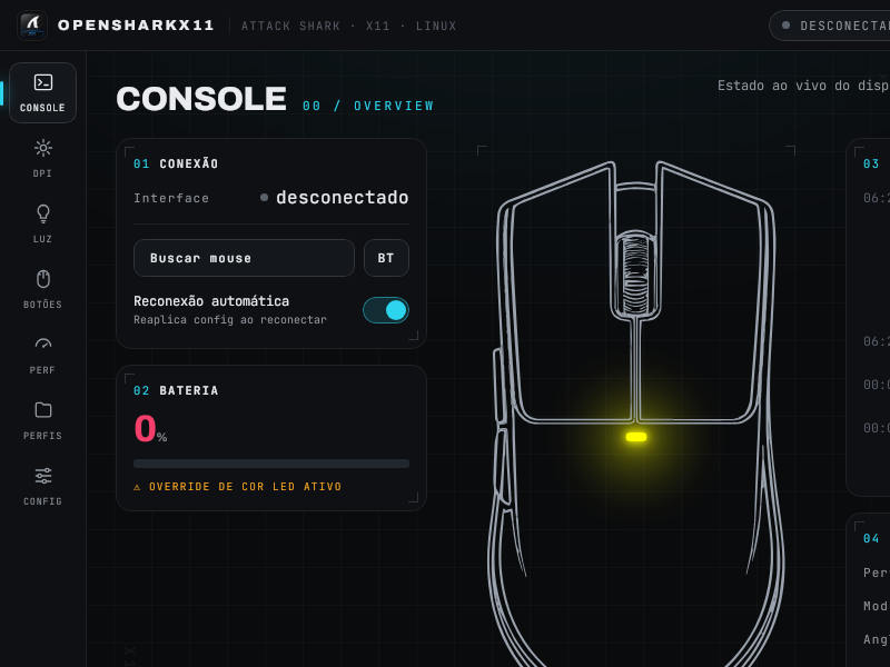 Screenshot of OpenSharkX11