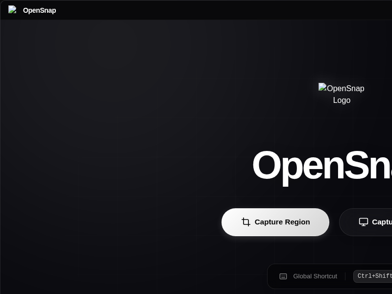 Screenshot of OpenSnap