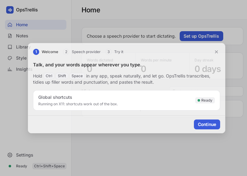 Screenshot of OpsTrellis