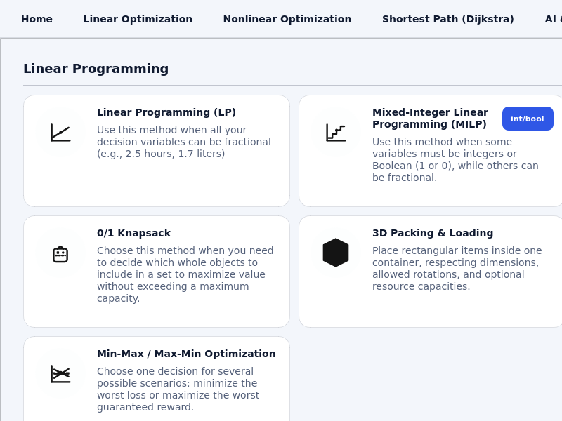 Screenshot of Optees