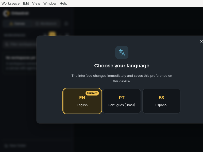 Screenshot of Orkestrai