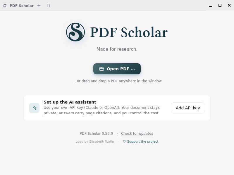 Screenshot of PDF_Scholar
