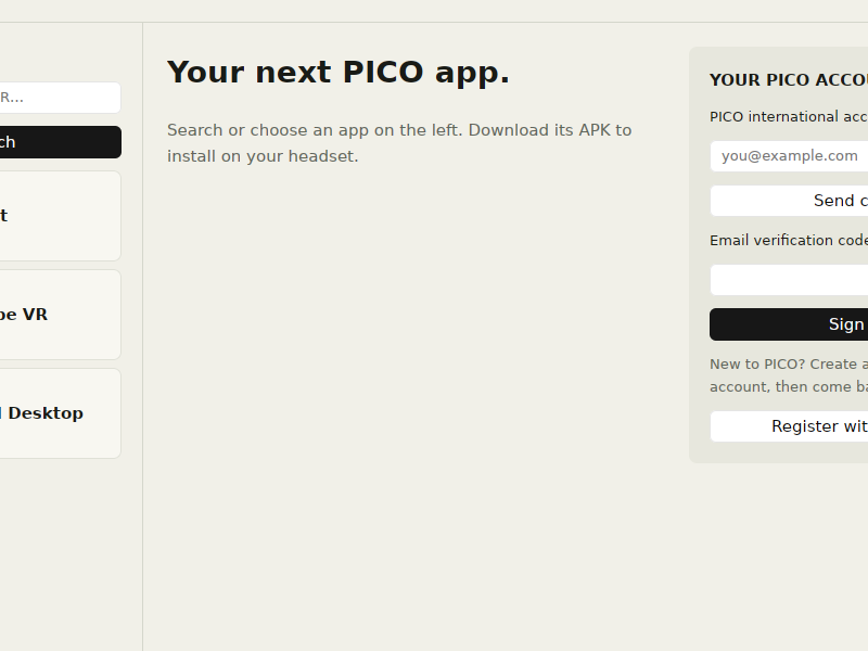 Screenshot of PICO_Store_Lab