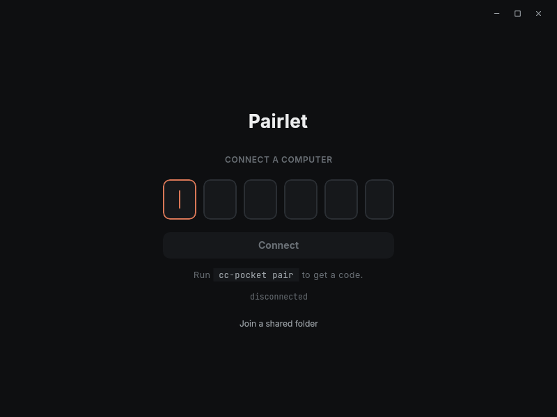 Screenshot of Pairlet