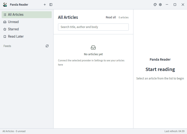 Screenshot of Panda_Reader