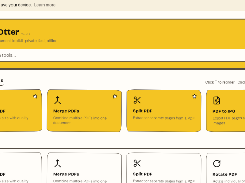 Screenshot of PaperOtter