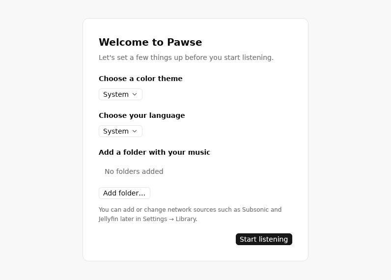 Screenshot of Pawse