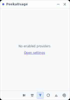 Screenshot of PeekaUsage