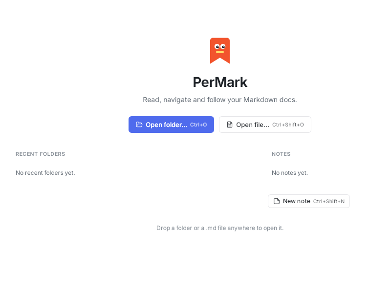 Screenshot of PerMark