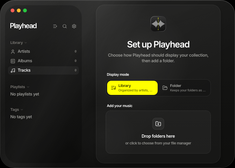 Screenshot of Playhead