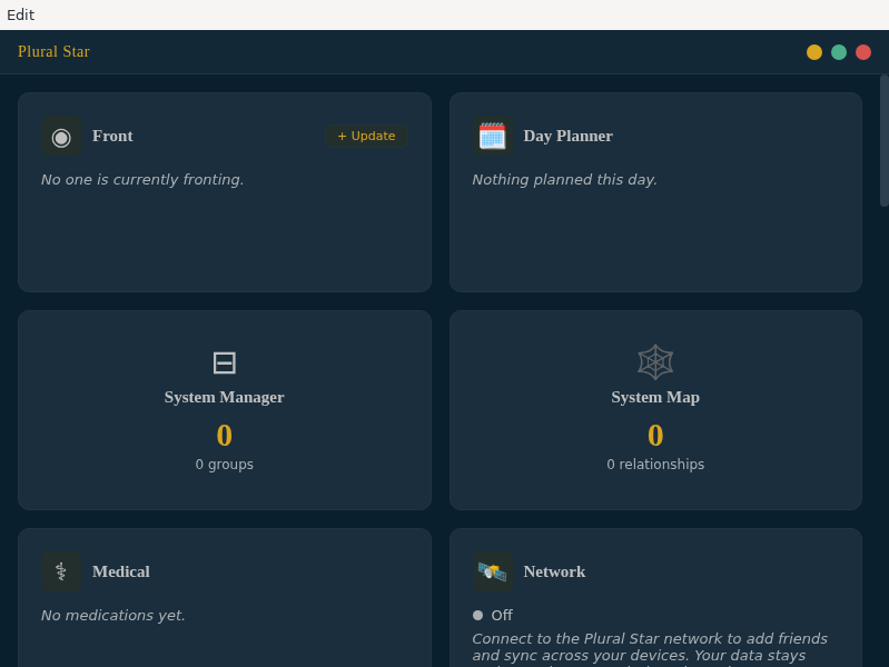 Screenshot of Plural_Star_Desktop