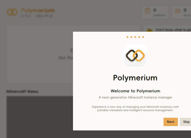 Screenshot of Polymerium
