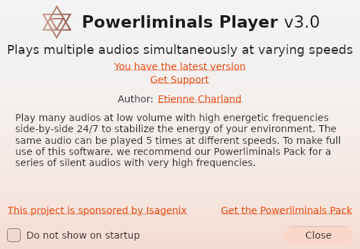 Screenshot of PowerliminalsPlayer-3.0