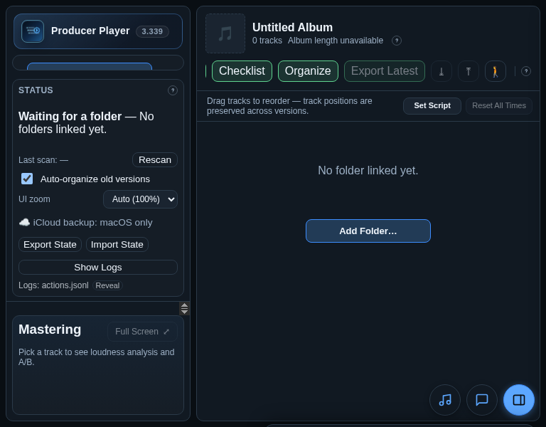Screenshot of Producer_Player