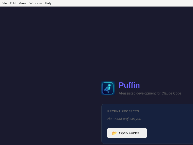Screenshot of Puffin