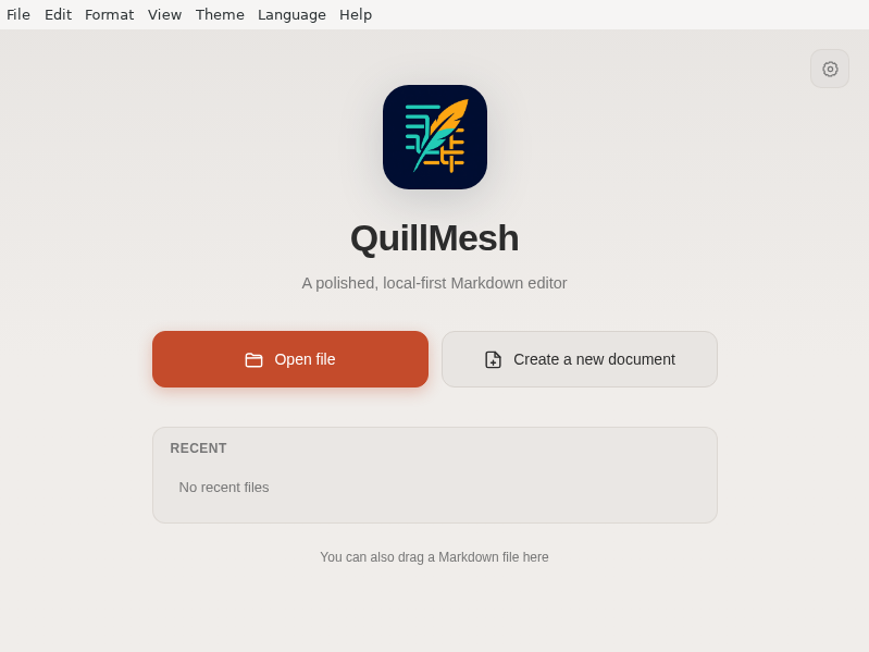 Screenshot of QuillMesh