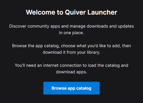 Screenshot of Quiver_Launcher