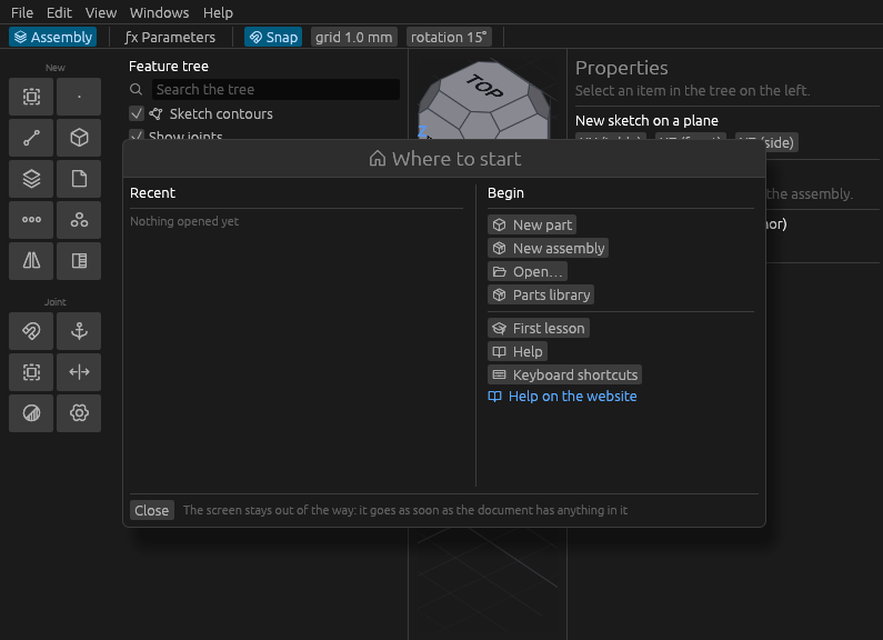 Screenshot of QymCAD