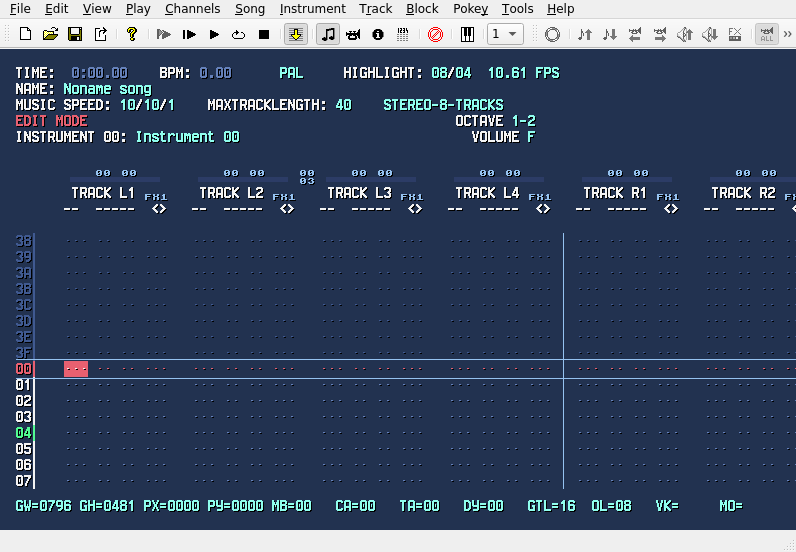Screenshot of RITMO_Music_Tracker