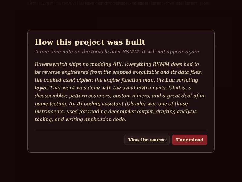 Screenshot of Ravenswatch_Mod_Manager