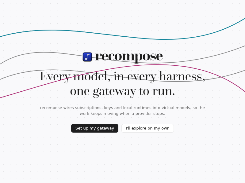 Screenshot of Recompose