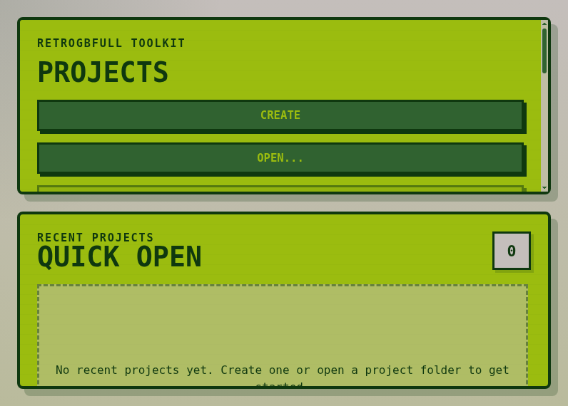 Screenshot of RetroGBFull_Toolkit
