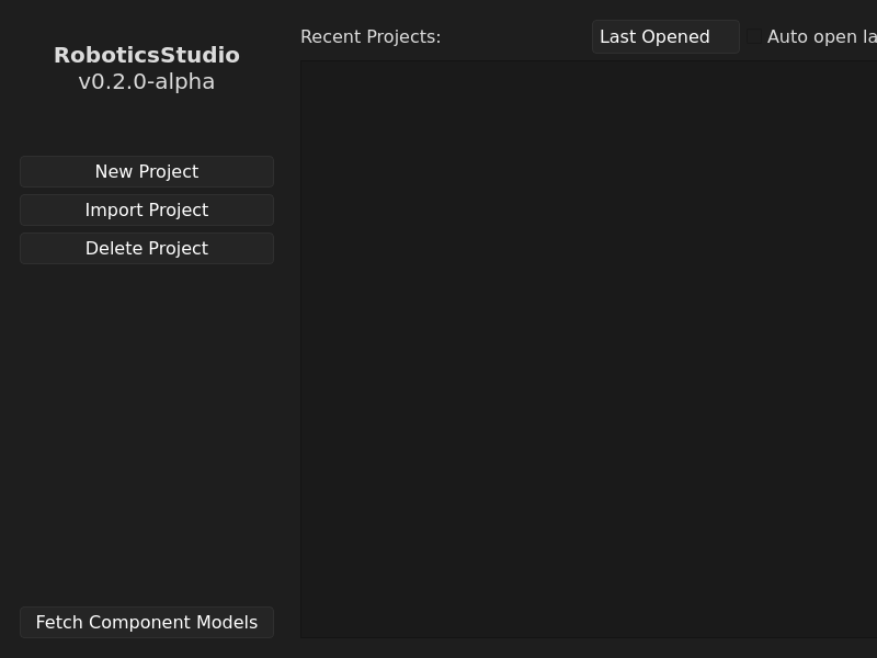 Screenshot of RoboticsStudio