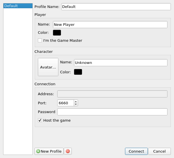 Screenshot of Rolisteam