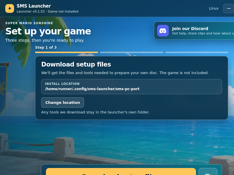 Screenshot of SMS_Launcher