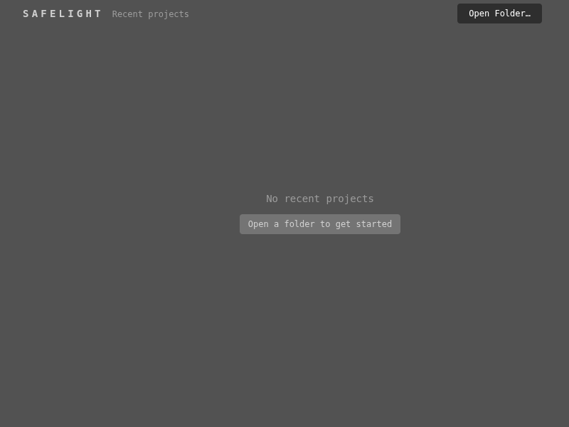 Screenshot of SafeLight
