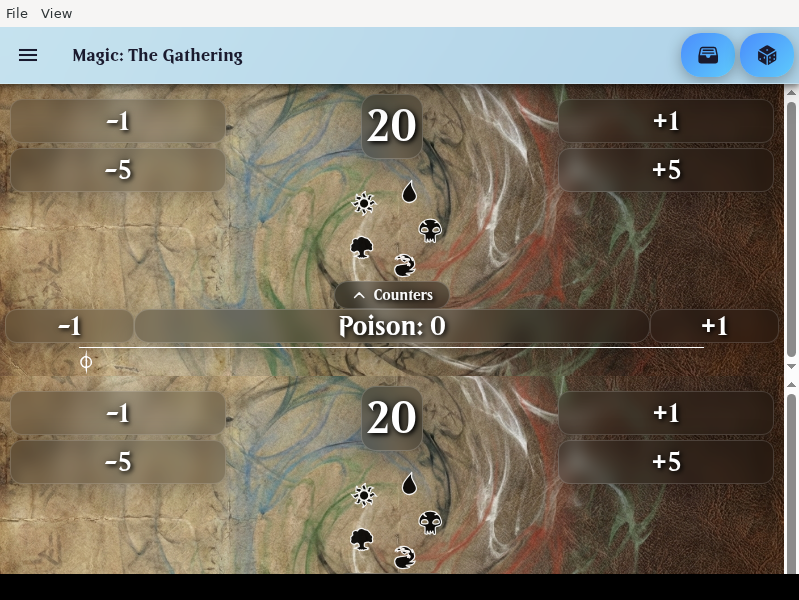 Screenshot of Savvy-MTG-Life-Counter