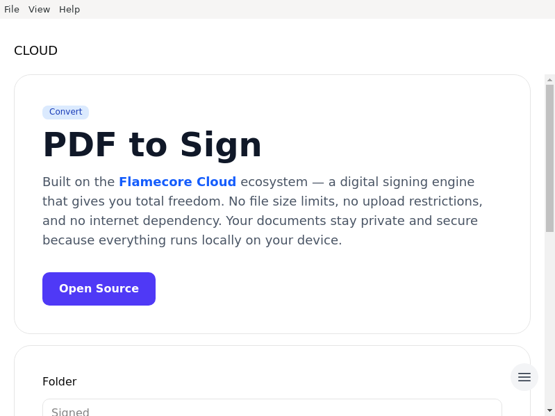 Screenshot of Signature-One