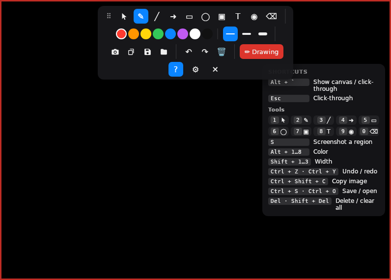 Screenshot of Sketchover
