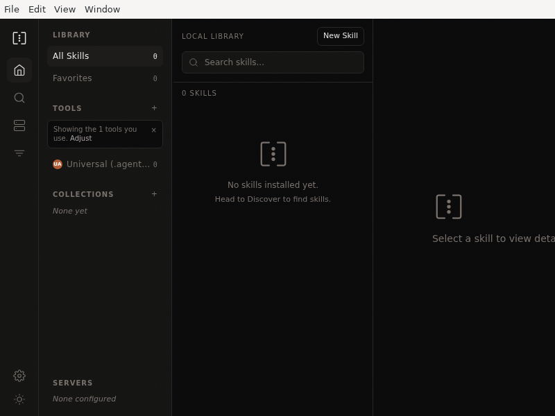 Screenshot of SkillsGate