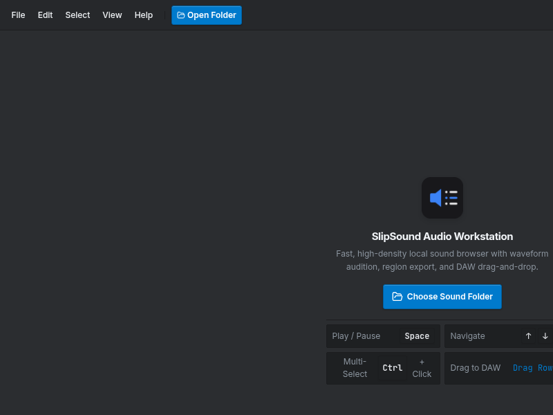 Screenshot of Slip.Sound