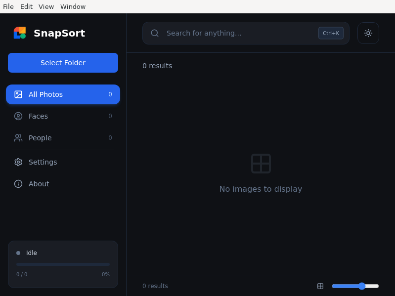 Screenshot of SnapSort