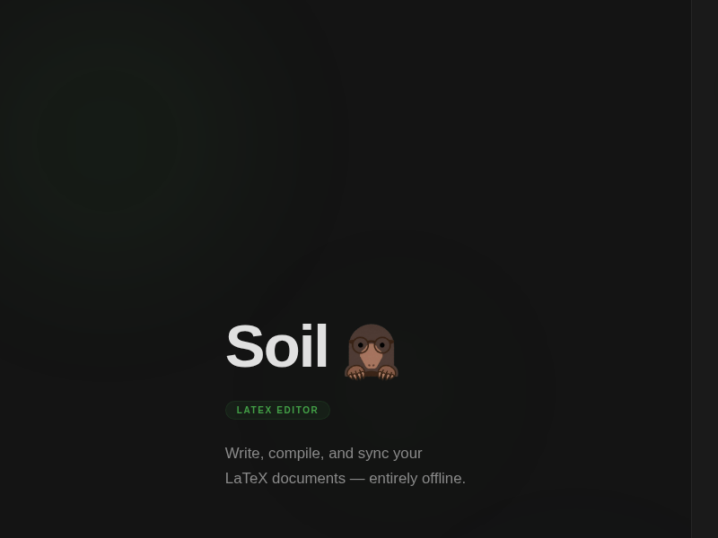 Screenshot of Soil