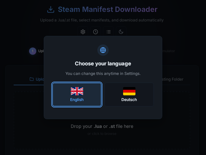 Screenshot of Steam_Manifest_Downloader