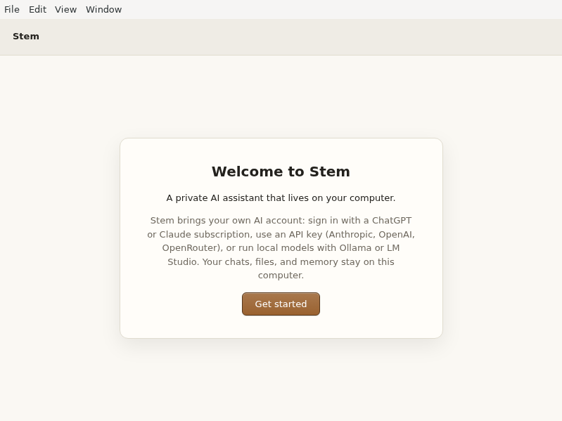 Screenshot of Stem