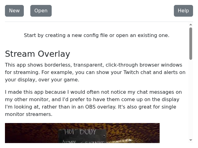 Screenshot of Stream.Overlay
