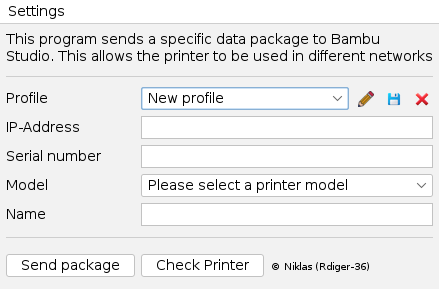 Screenshot of StudioBridge