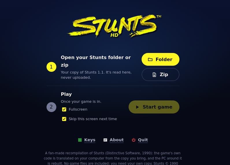 Screenshot of Stunts_HD