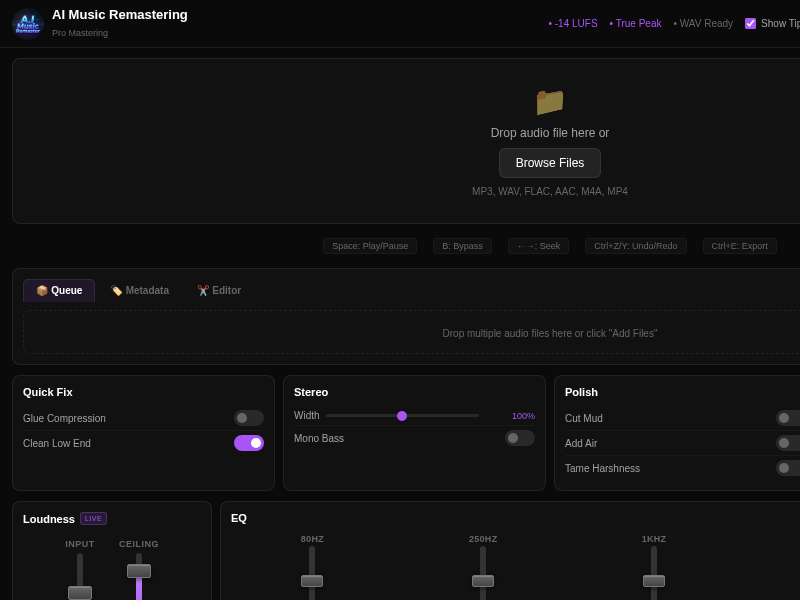 Screenshot of Suno-Song-Remaster