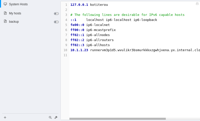 Screenshot of SwitchHosts
