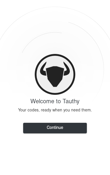 Screenshot of Tauthy