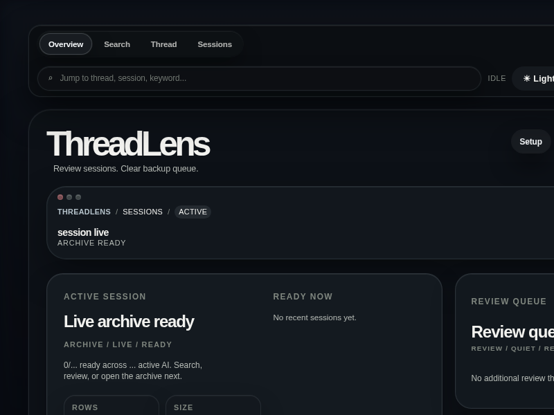 Screenshot of ThreadLens