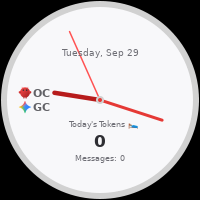 Screenshot of TokenClock