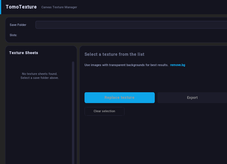 Screenshot of TomoTexture-SteamOS