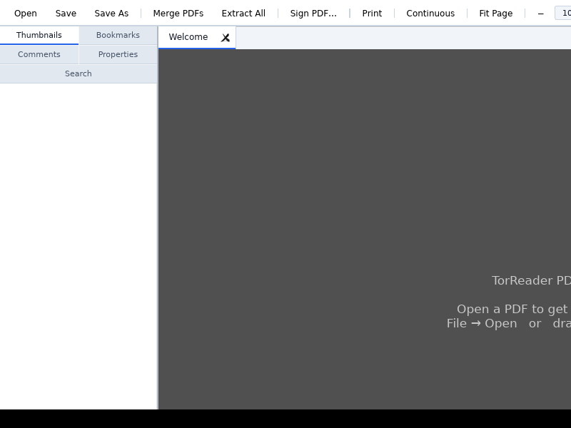 Screenshot of TorReaderPDF
