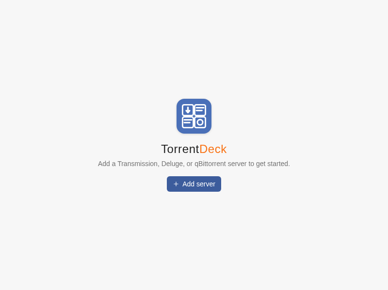 Screenshot of TorrentDeck